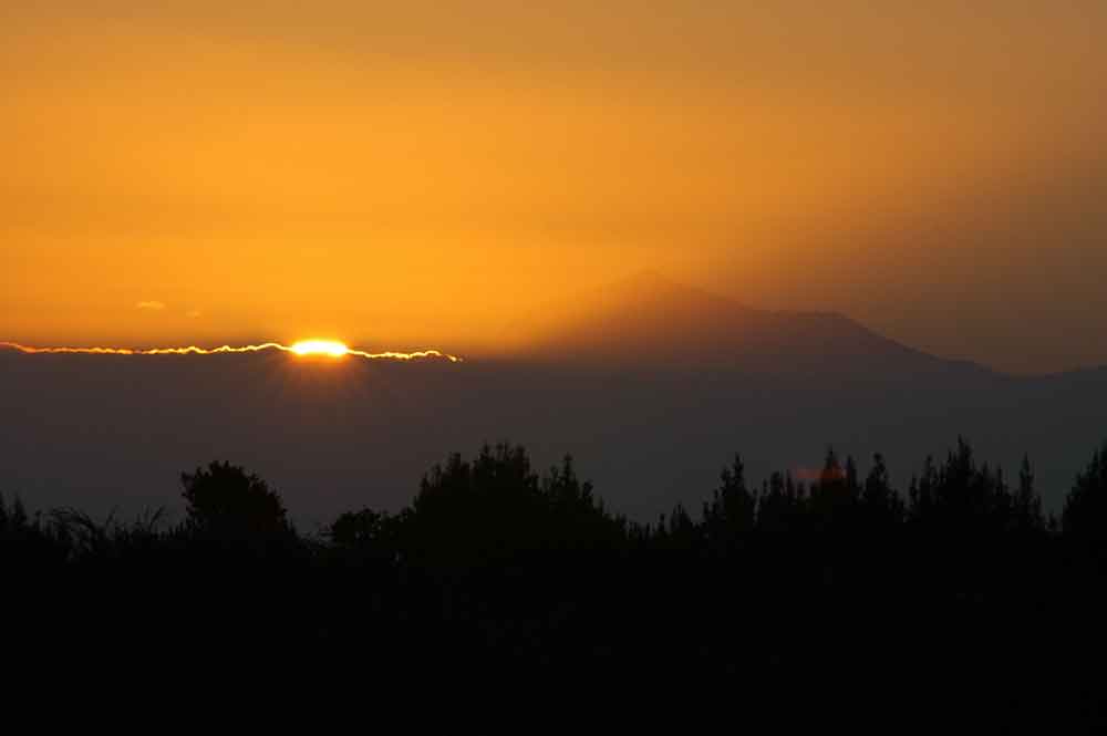 36 - La Palma, amanecer con el Teide de fondo